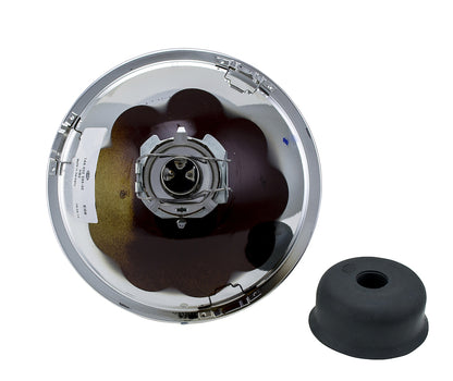 Chrome / black headlight from Hella part number 002395301