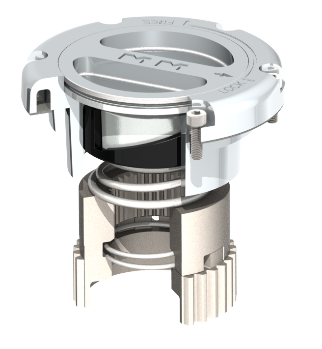 Zinc alloy locking hub from Mile Marker part number 549