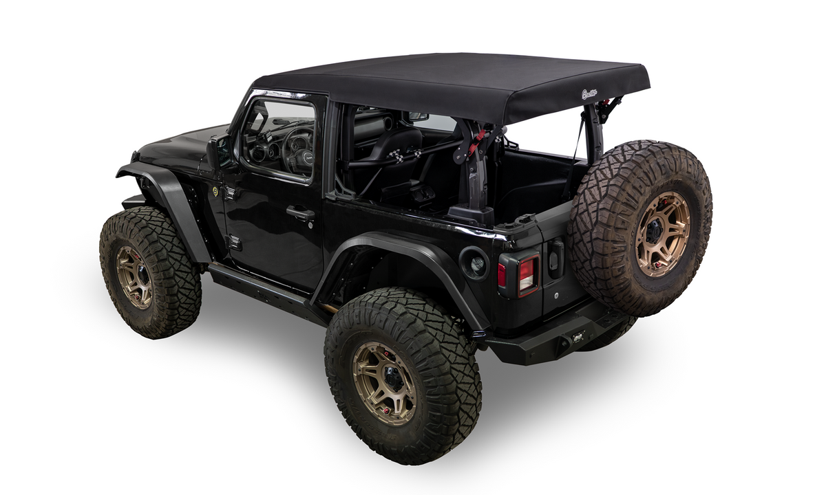 Premium black twill soft top from Bestop part number 54728-17
