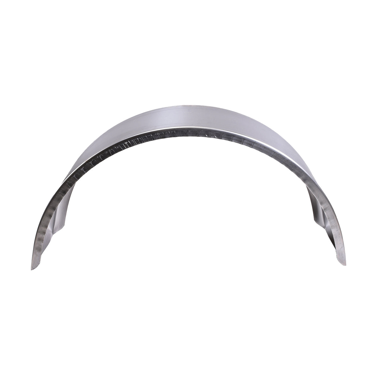Silver oil coated steel fender with mounting hardware from Husky Towing part number F0008