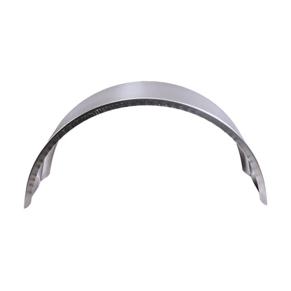Silver oil coated steel fender with mounting hardware from Husky Towing part number F0008