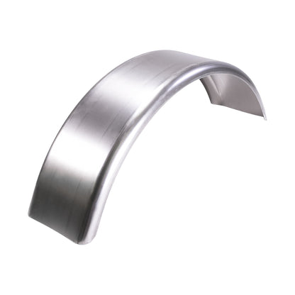 Silver oil coated steel fender with mounting hardware from Husky Towing part number F0005