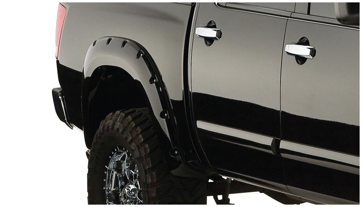 Black abs thermoplastic fender flare set from Husky Liners part number 2807909