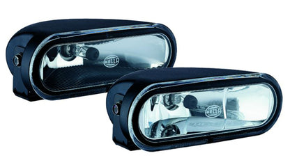 Black fog light with mounting hardware from Hella part number 008284001