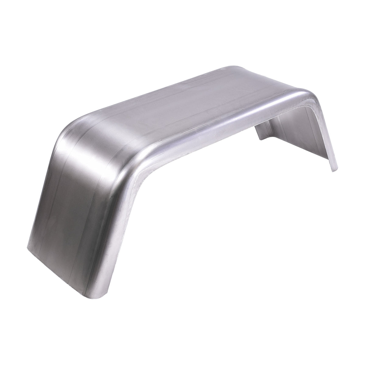 Silver oil coated steel fender with mounting hardware from Husky Towing part number F0004