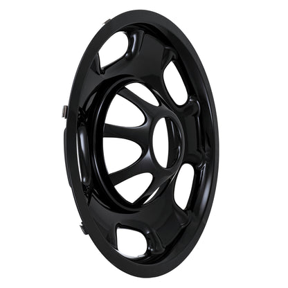 Black painted abs plastic wheel cover 17 diameter from Coast To Coast part number IMP84BLK