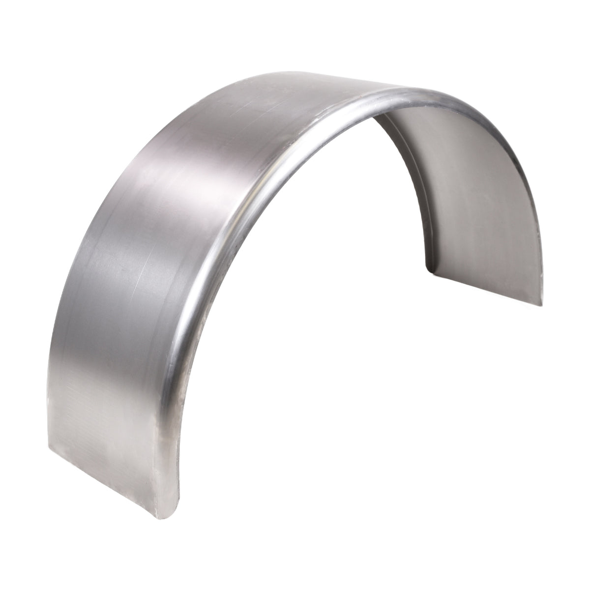 Silver oil coated steel fender with mounting hardware from Husky Towing part number F0006