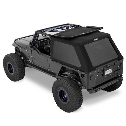 Premium black twill soft top from Bestop part number 56821-17