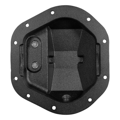 Black nodular iron differential cover from Yukon Gear and Axle part number YHCC-D44