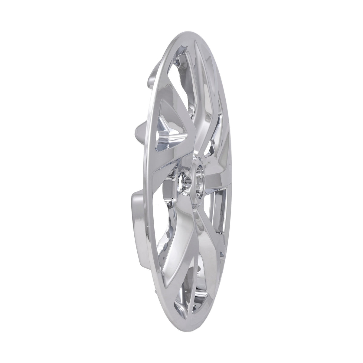 Silver chrome plated abs plastic wheel cover 18 diameter from Coast To Coast part number IMP452X