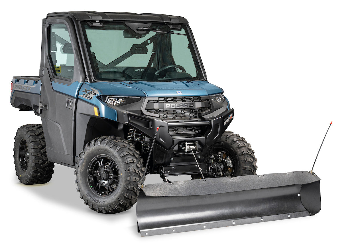 Steel snow plow mount from Warn part number 111587