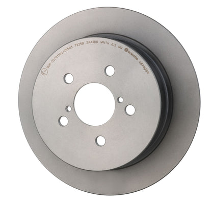 Gray cast iron disc brake rotor from Brembo part number 08.A605.11