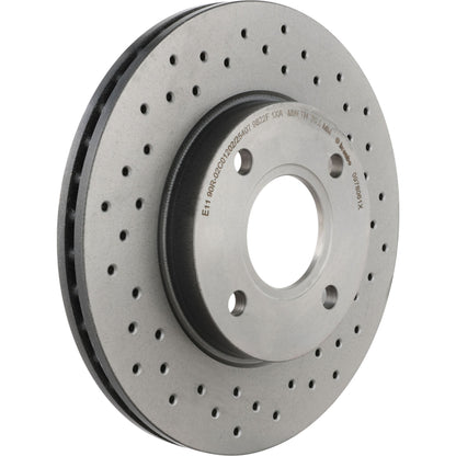 Gray cast iron disc brake rotor from Brembo part number 09.7806.1X