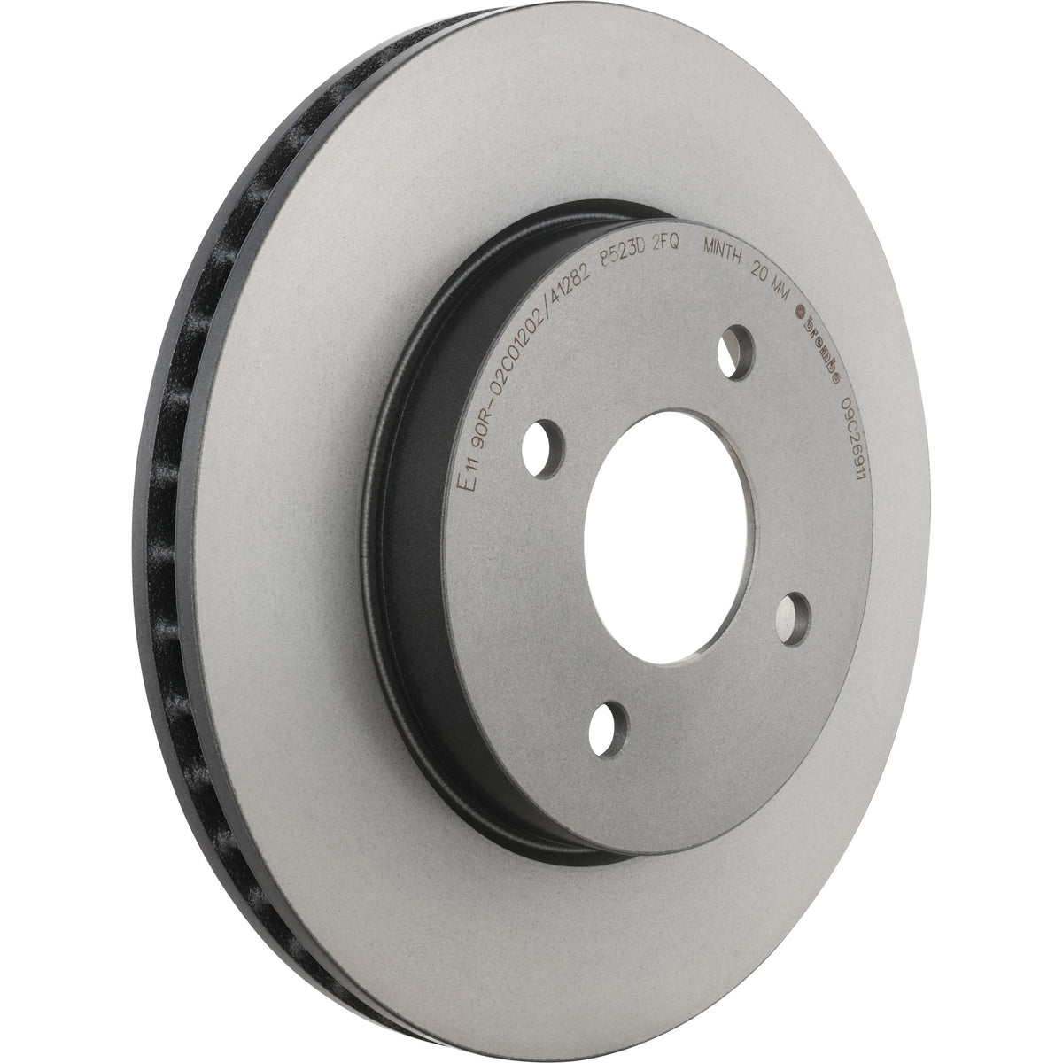 Gray cast iron disc brake rotor from Brembo part number 09.C269.11