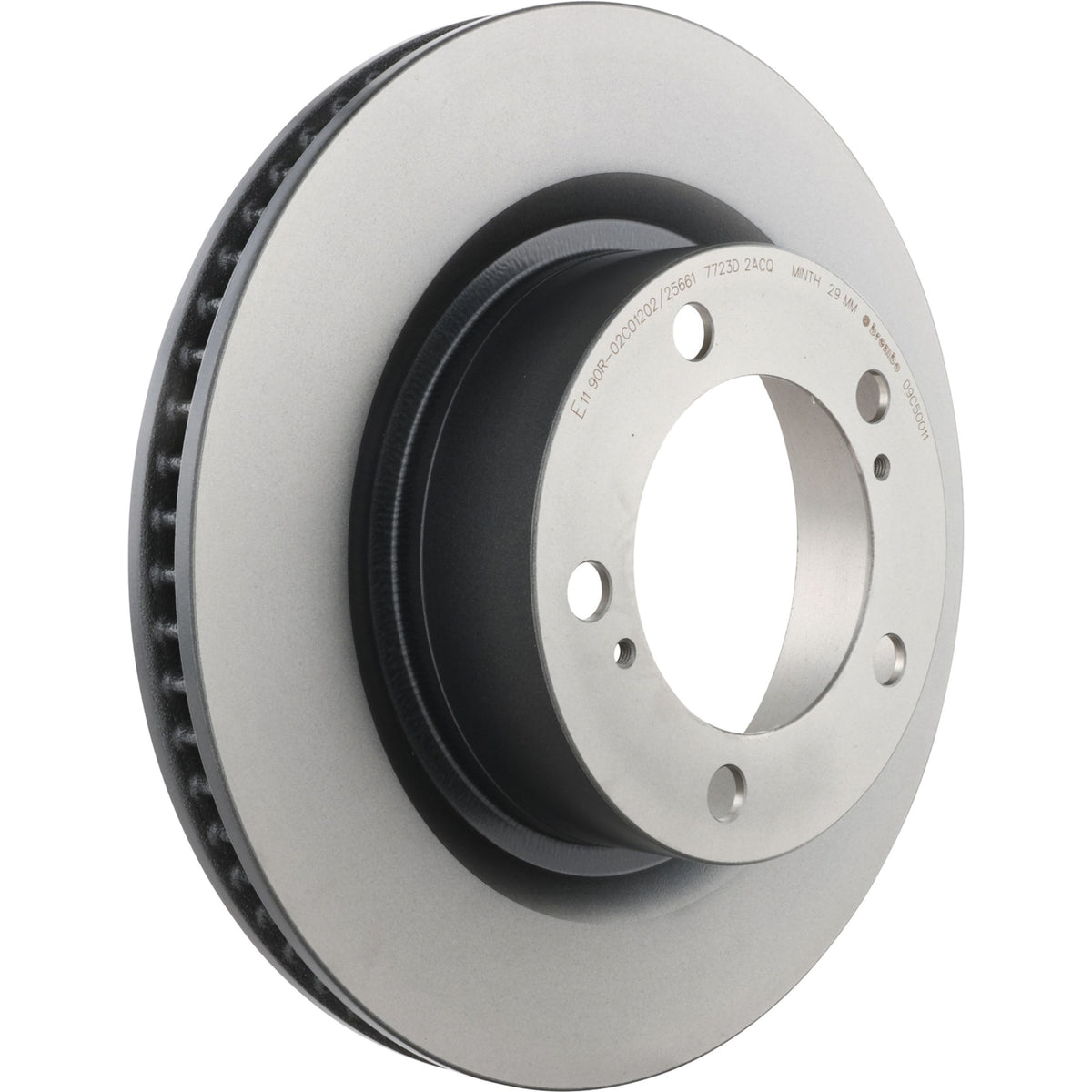 Gray cast iron disc brake rotor from Brembo part number 09.C500.11