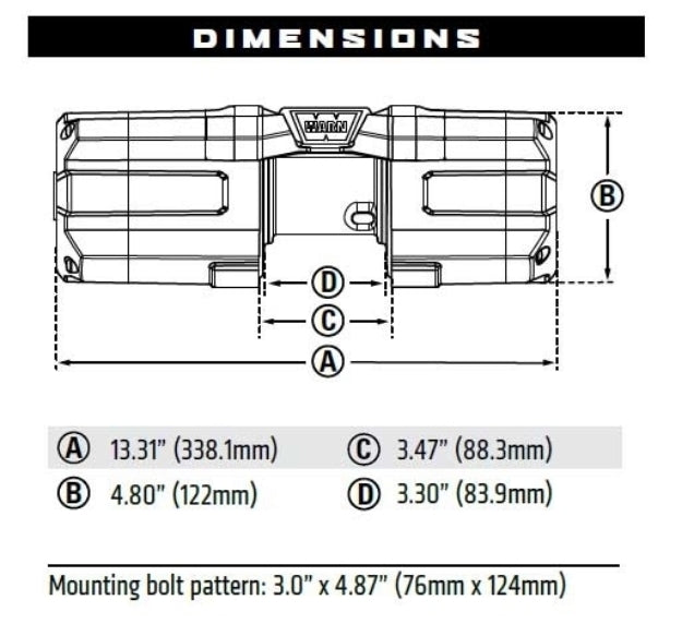 Winch from Warn part number 101135