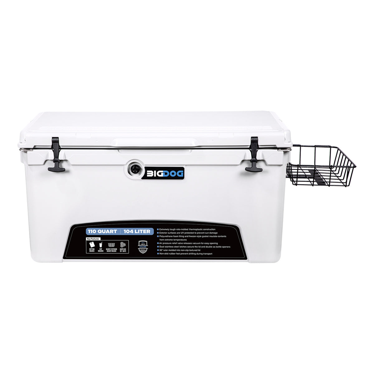 White cooler from Husky Towing part number BDC110