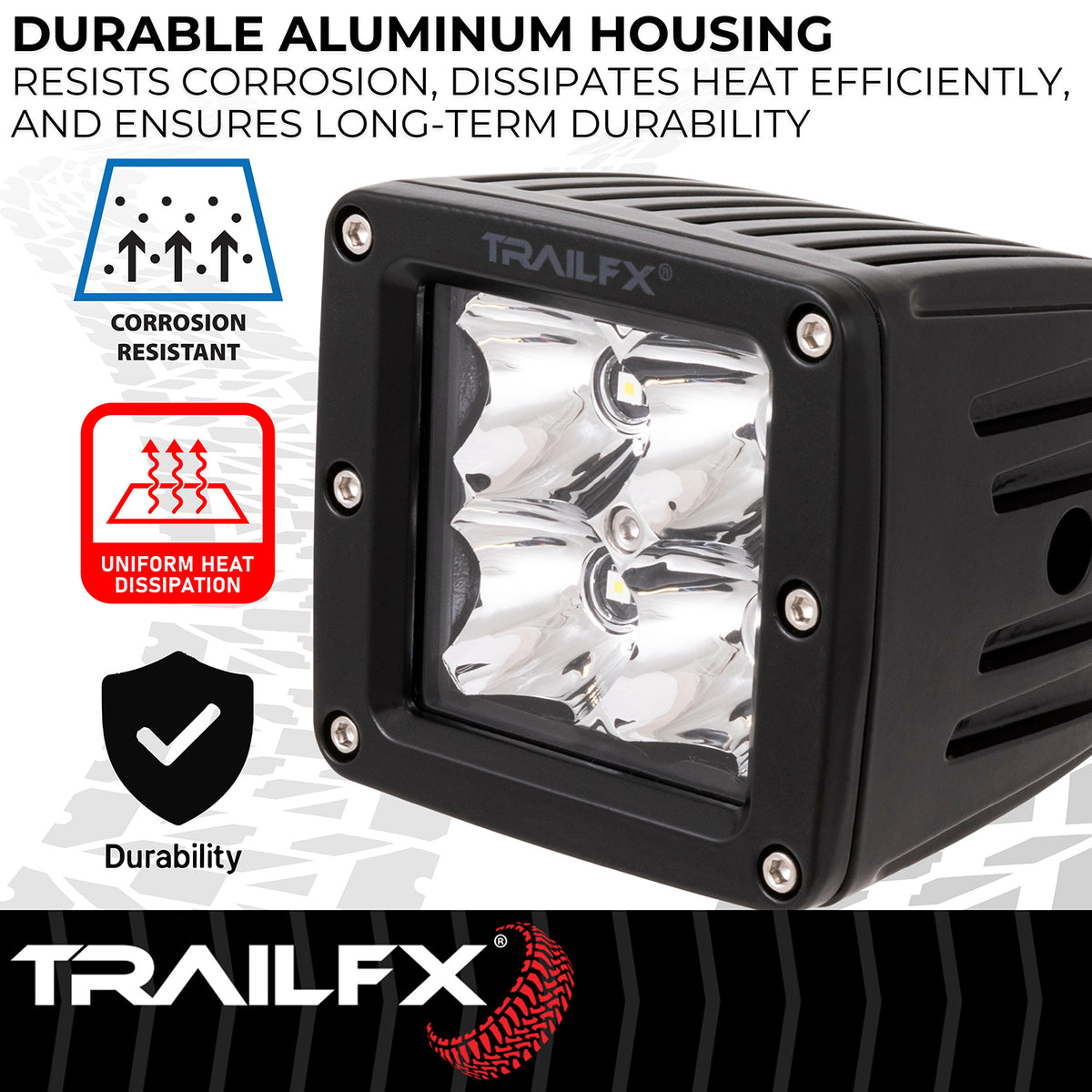 Driving Light from TrailFX part number 2X2S2