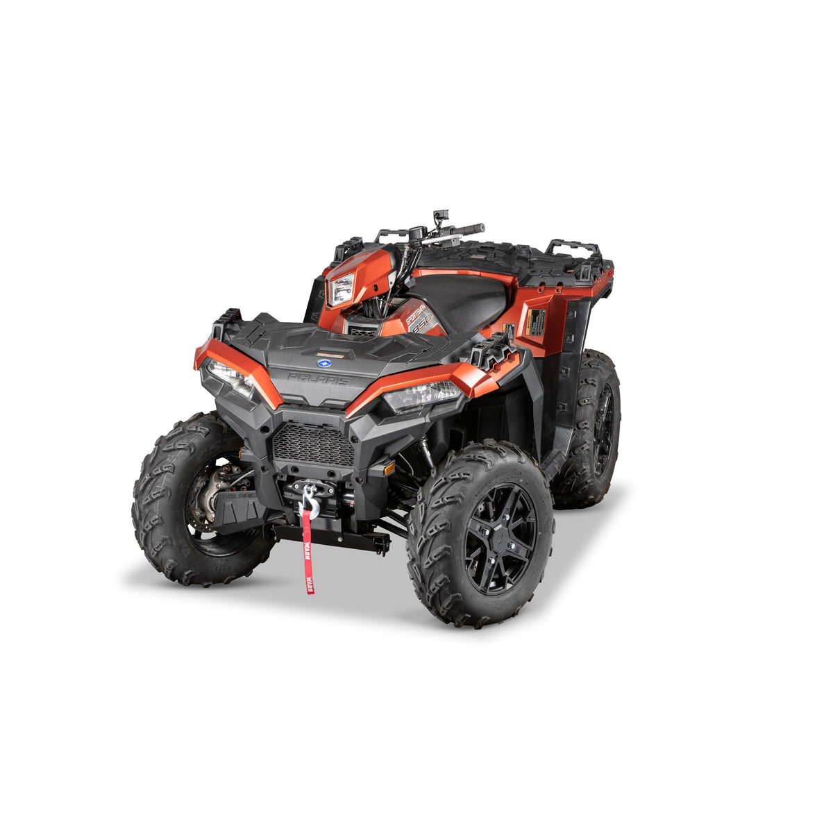 Black snow plow mount from Warn part number 108268