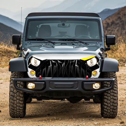 Black and white abs plastic grille from AMERICAN MODIFIED part number AMJPAA00147