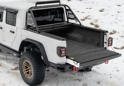 Grey polypropylene truck bed liner from Husky Liners part number HBRJ20SBK