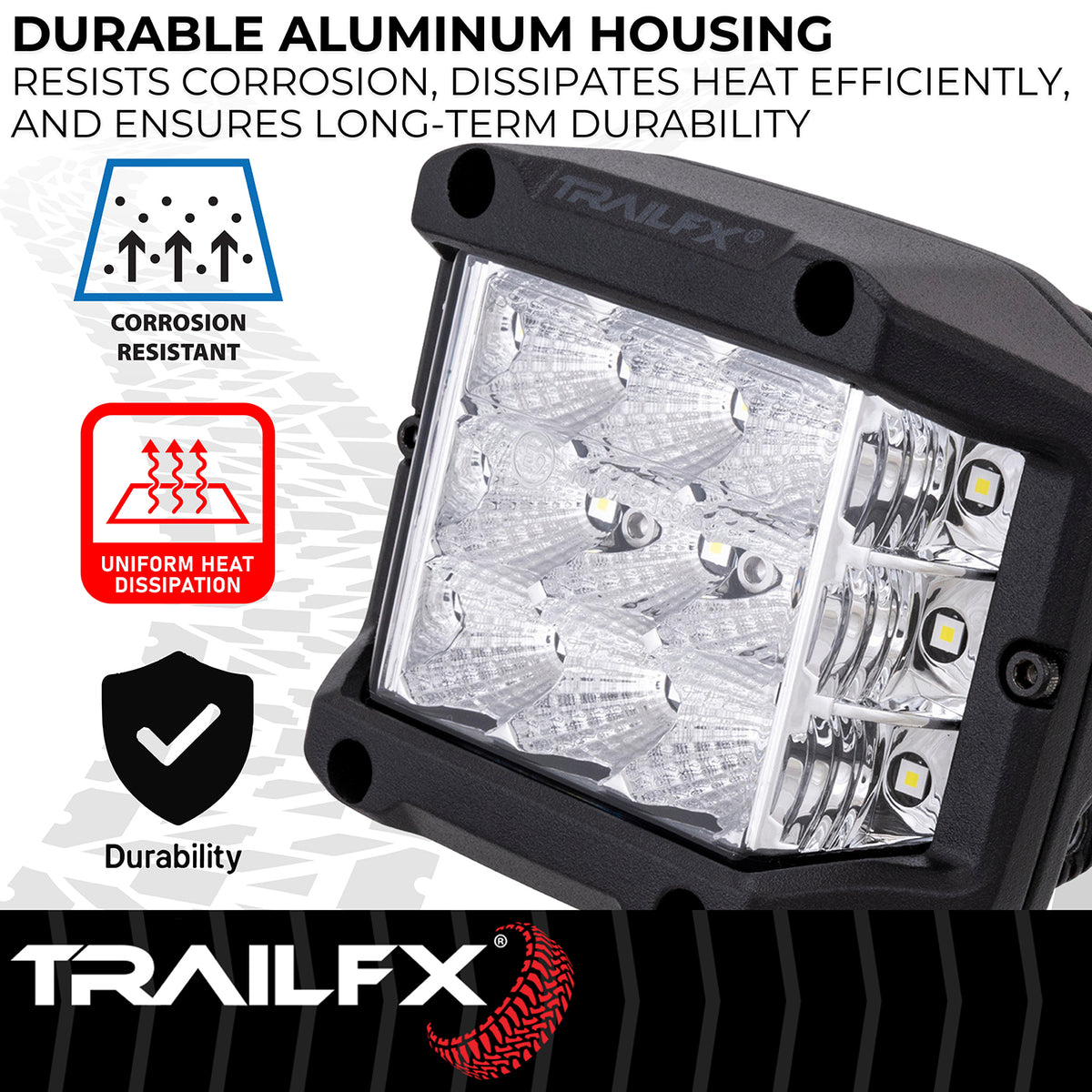 Driving Light from TrailFX part number PODSIDF2