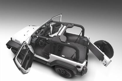 Grey floor liner from Husky Liners part number HBTJK11F2
