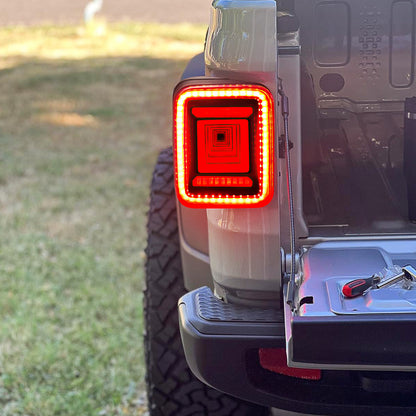 Red red lens tail light set from AMERICAN MODIFIED part number AMJPEC00203