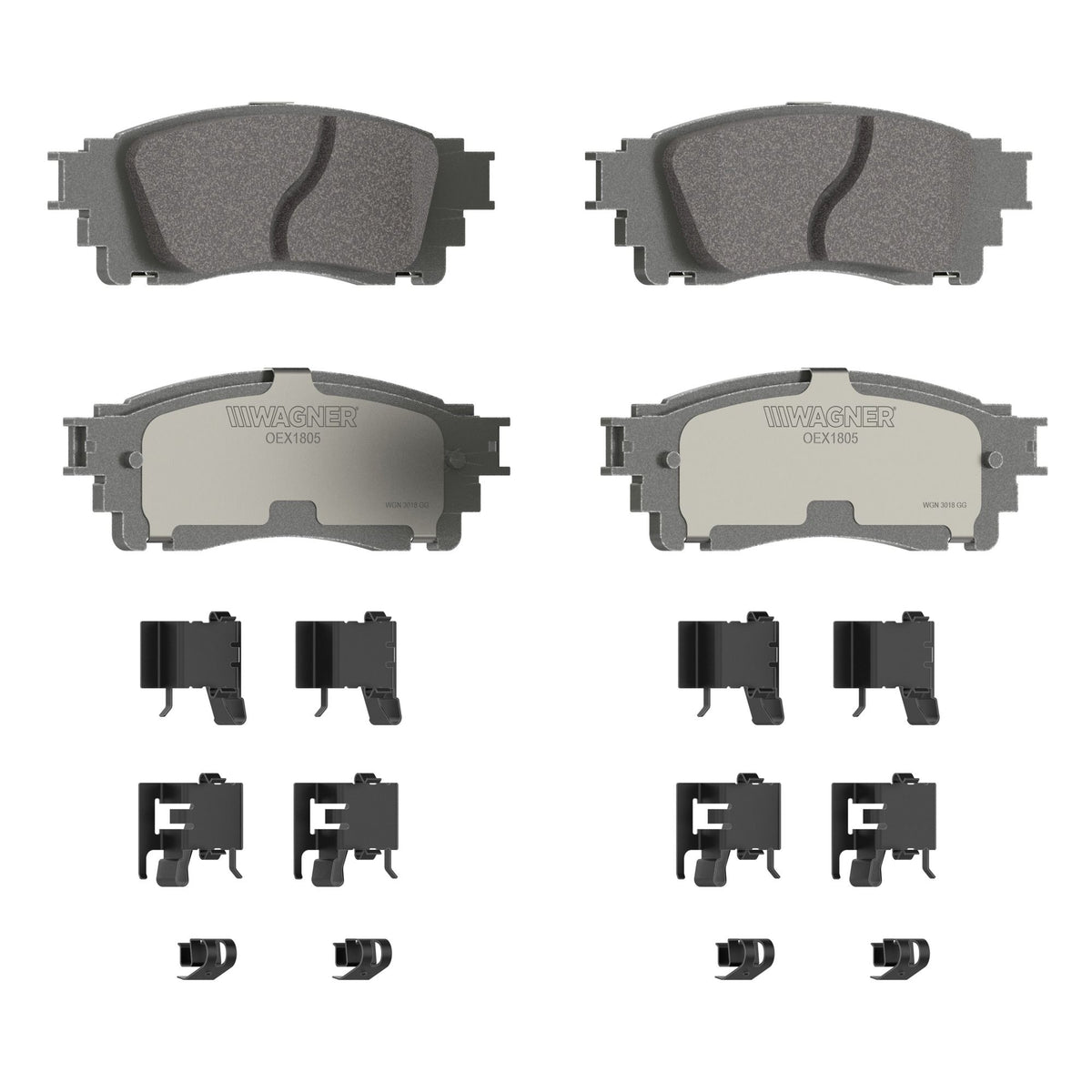 Disc Brake Pad Set from Wagner Brake part number OEX1805