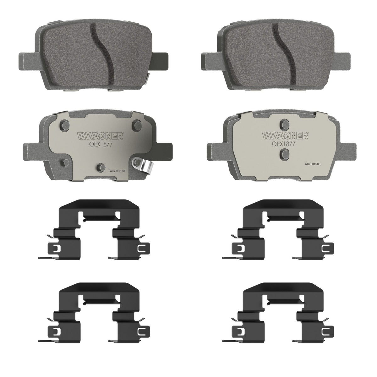 Disc Brake Pad Set from Wagner Brake part number OEX1877