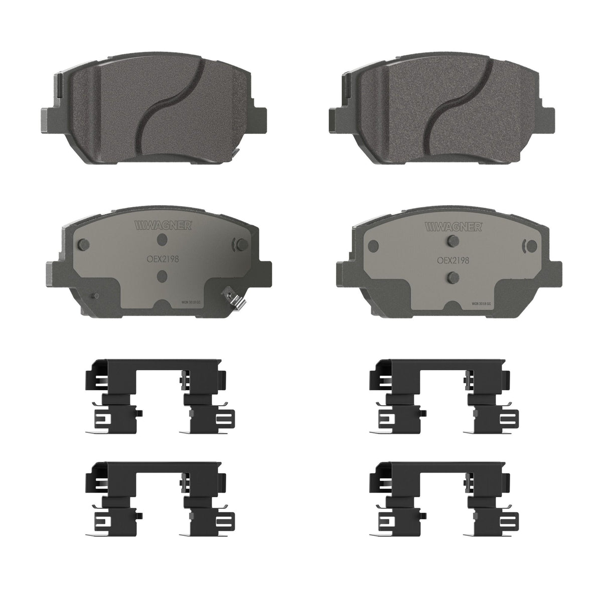 Disc Brake Pad Set from Wagner Brake part number OEX2198