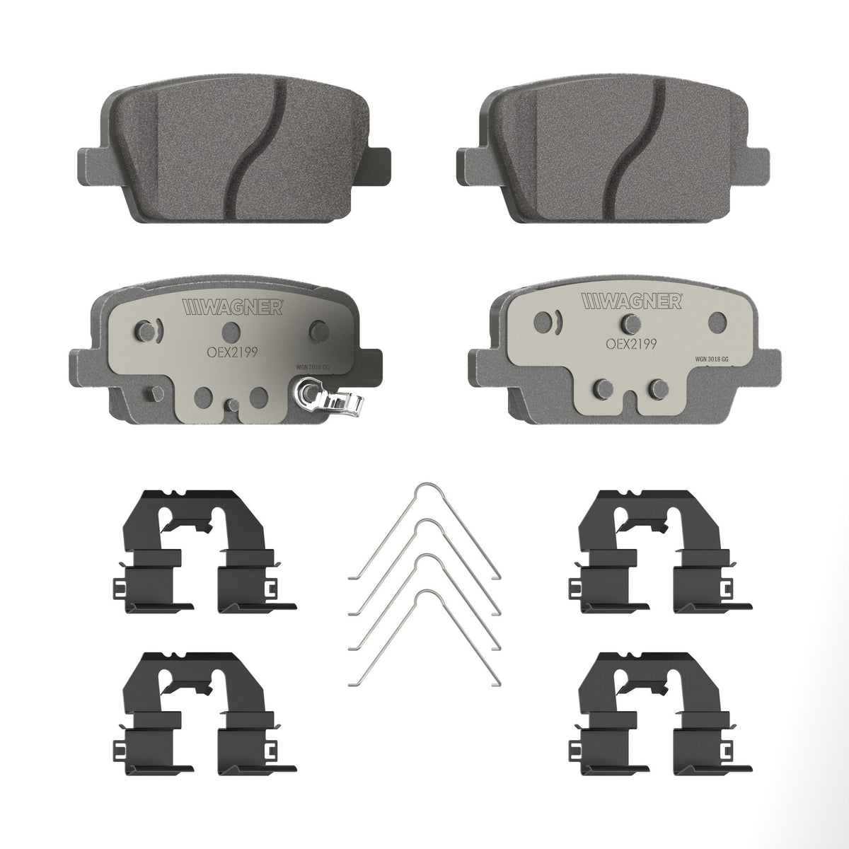 Disc Brake Pad Set from Wagner Brake part number OEX2199