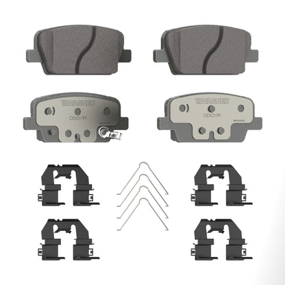 Disc Brake Pad Set from Wagner Brake part number OEX2199