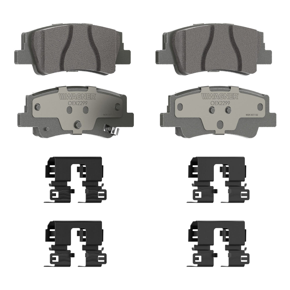 Disc Brake Pad Set from Wagner Brake part number OEX2299