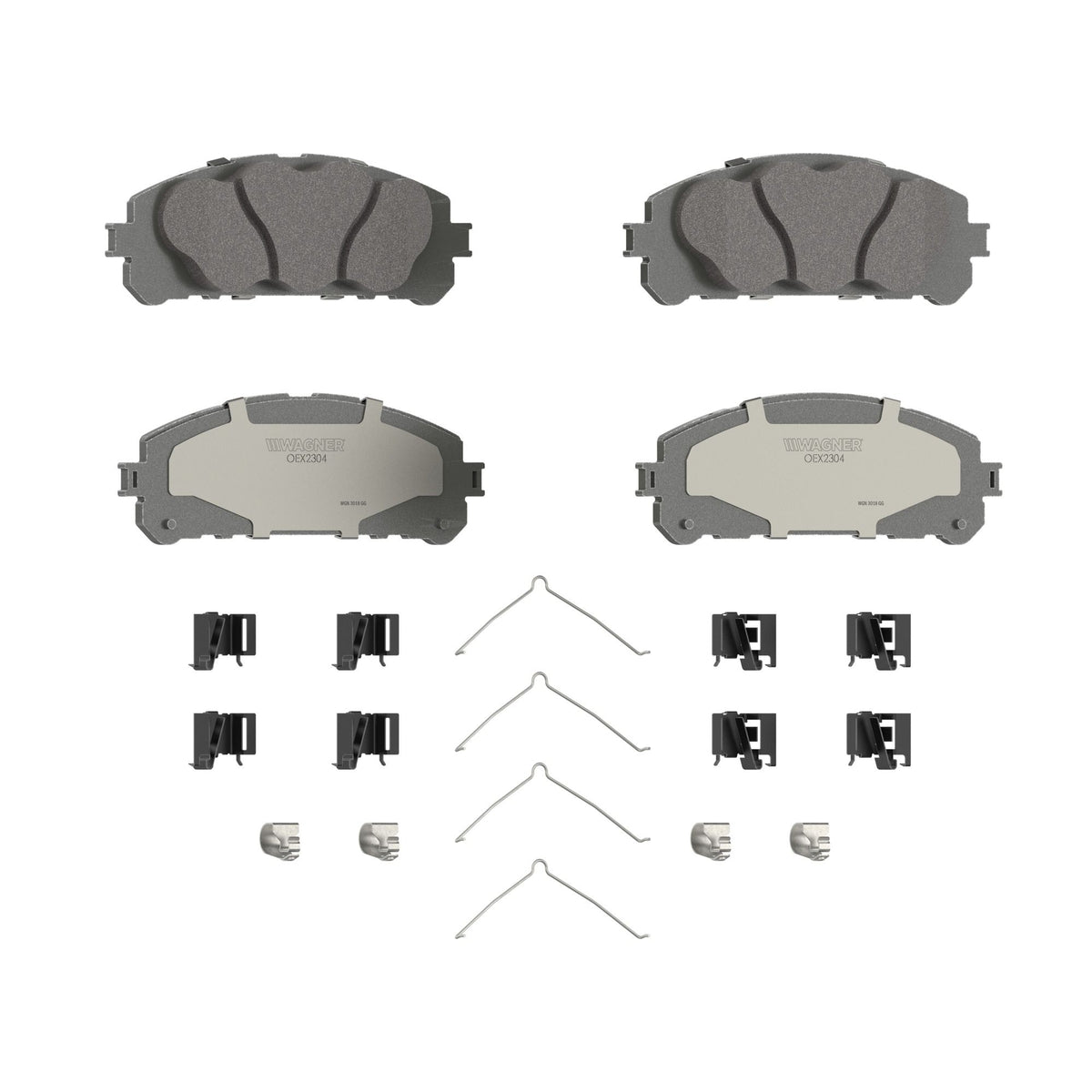 Disc Brake Pad Set from Wagner Brake part number OEX2304
