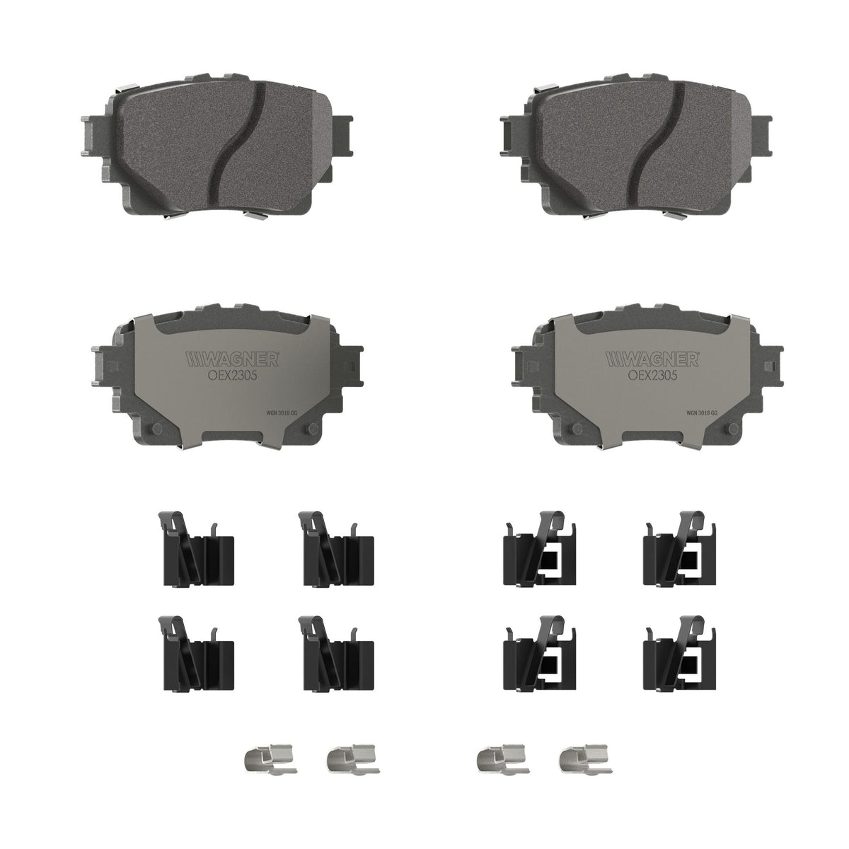 Disc Brake Pad Set from Wagner Brake part number OEX2305