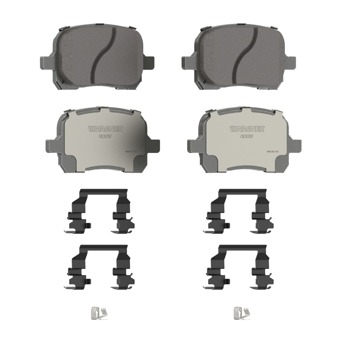 Disc Brake Pad Set from Wagner Brake part number OEX707