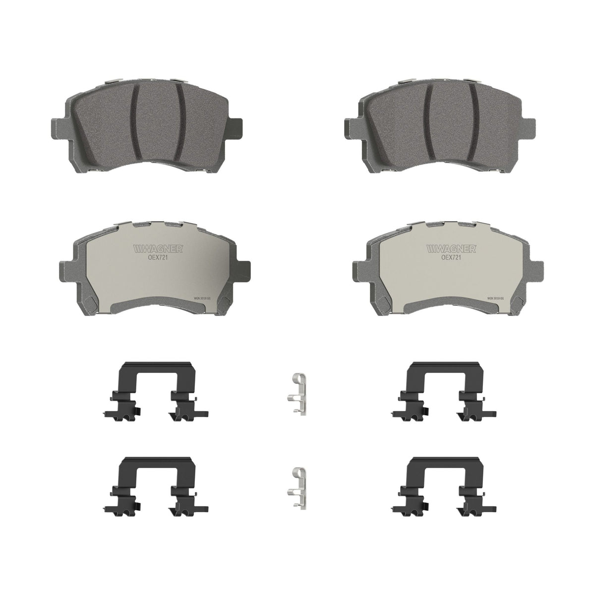 Disc Brake Pad Set from Wagner Brake part number OEX721