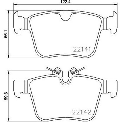 Disc Brake Pad Set from Brembo part number P86029