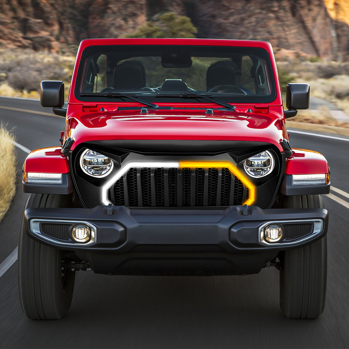Matte black abs plastic grille from AMERICAN MODIFIED part number AMJPCA00143
