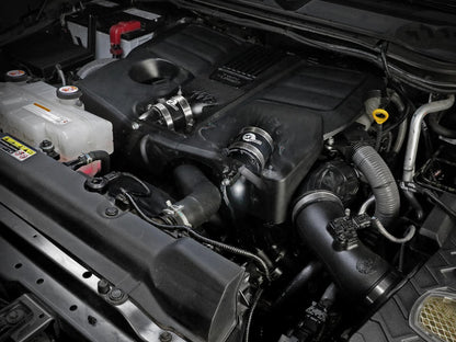 Black silicone intercooler boot kit from aFe Power part number 46-20560SSH