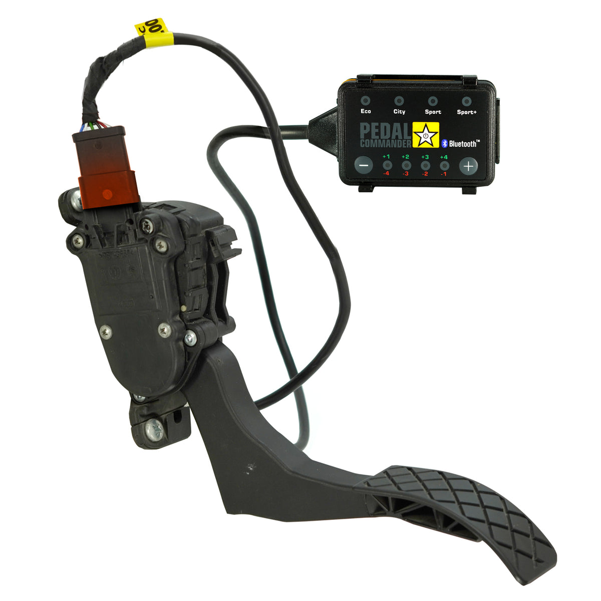 Plastic electronic throttle controller from Pedal Commander part number PC38