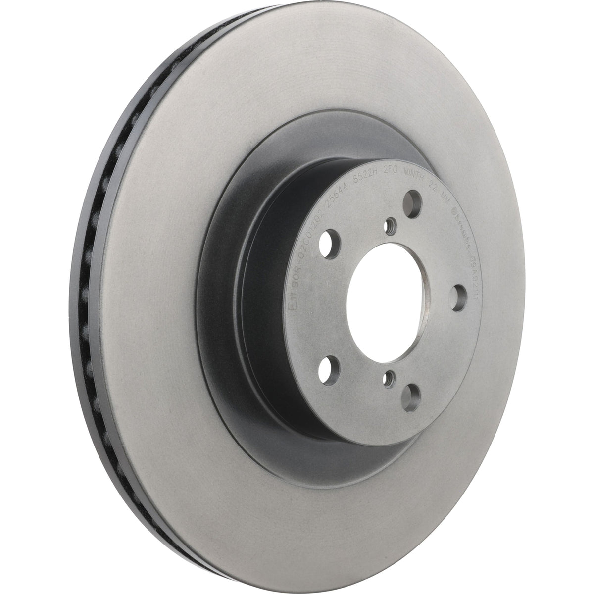 Gray cast iron disc brake rotor from Brembo part number 09.A921.11