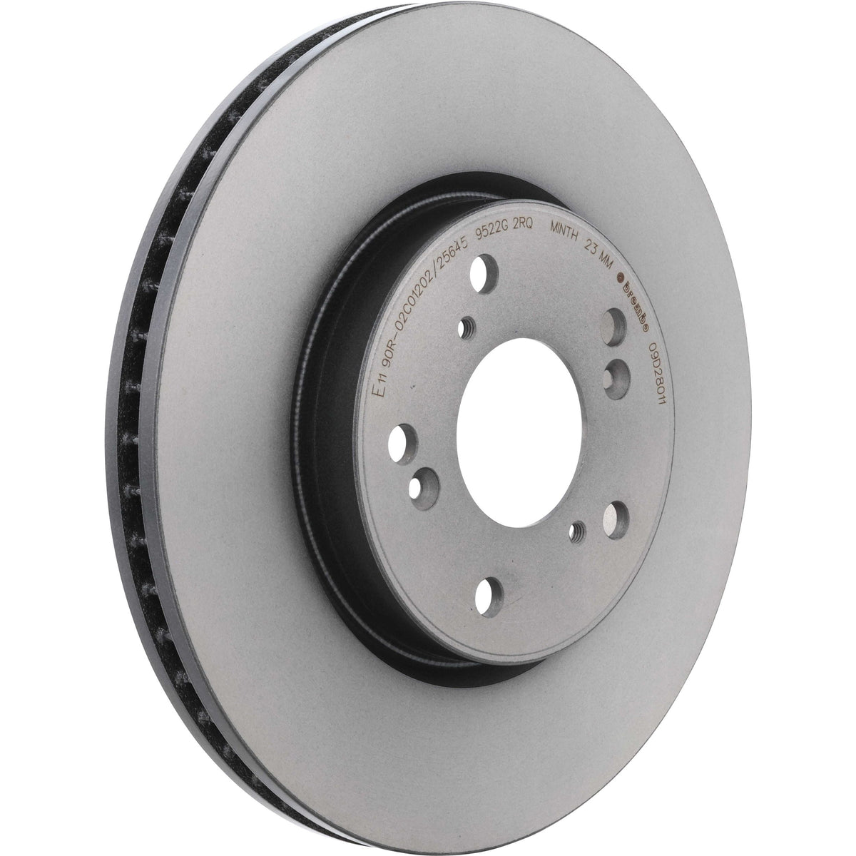 Gray cast iron disc brake rotor from Brembo part number 09.D280.11