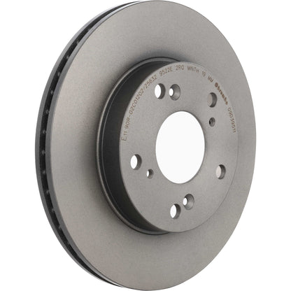 Gray cast iron disc brake rotor from Brembo part number 09.D395.11