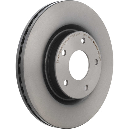 Gray cast iron disc brake rotor from Brembo part number 09.D450.11