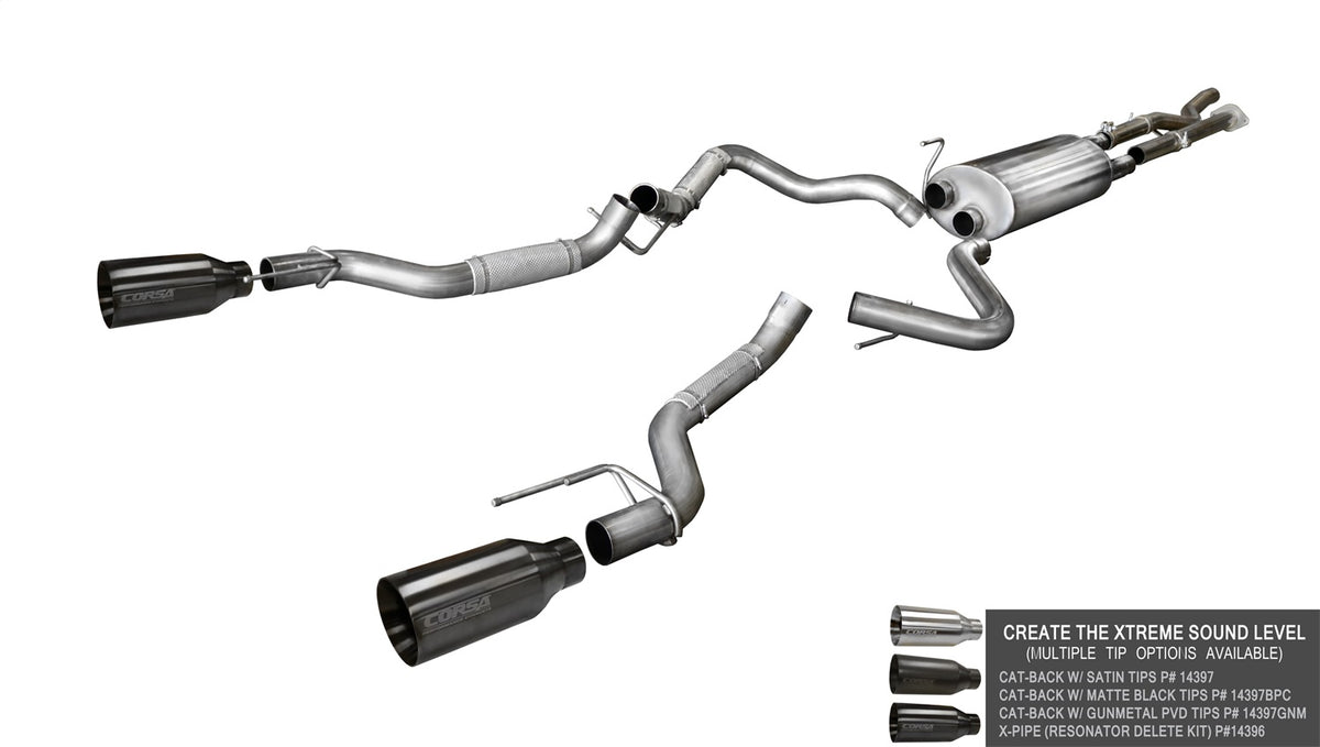 Exhaust Resonator from Corsa Performance part number 14396