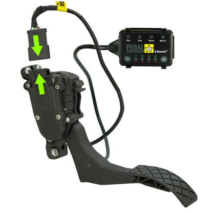 Plastic electronic throttle controller from Pedal Commander part number PC18