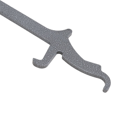 Gray powder coated steel trailer weight distribution lift handle from Husky Towing part number 33318