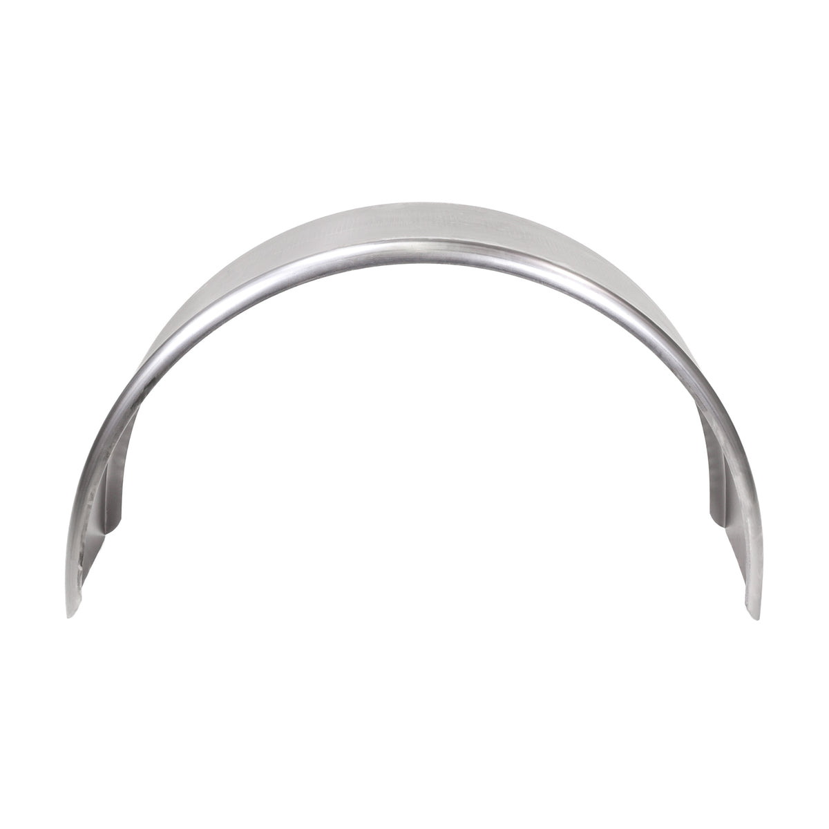 Silver oil coated steel fender with mounting hardware from Husky Towing part number F0006